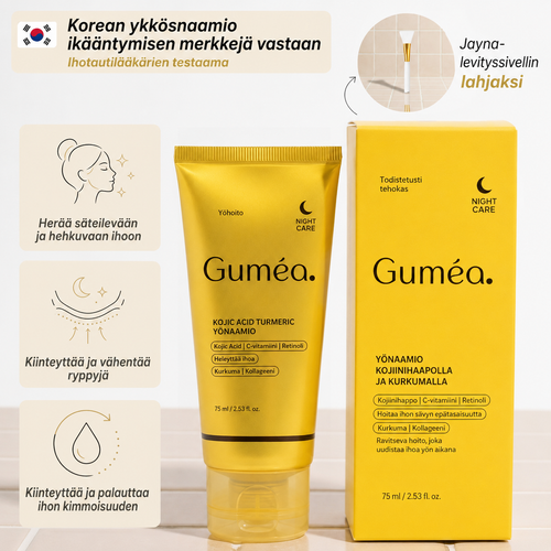 Korealainen anti-age-naamio kollageenilla ja kurkumalla