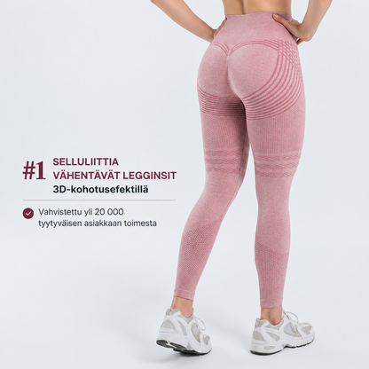 3D-muotoileva legging – Push-up- ja selluliittivaikutus