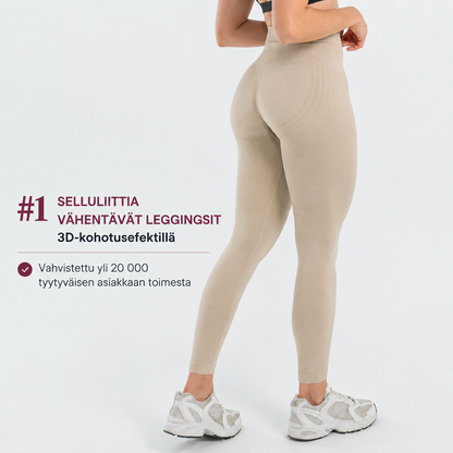 3D-muotoileva legging – Push-up- ja selluliittivaikutus