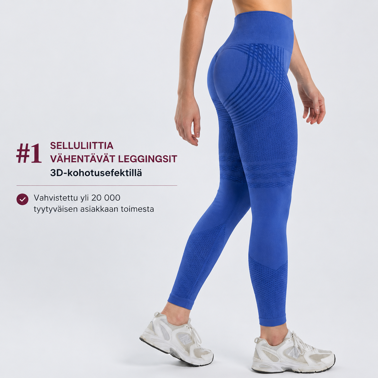 3D-muotoileva legging – Push-up- ja selluliittivaikutus
