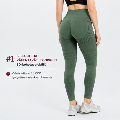 3D-muotoileva legging – Push-up- ja selluliittivaikutus