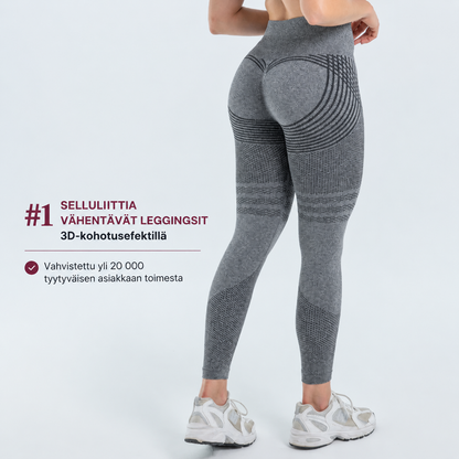 3D-muotoileva legging – Push-up- ja selluliittivaikutus