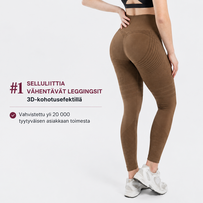 3D-muotoileva legging – Push-up- ja selluliittivaikutus