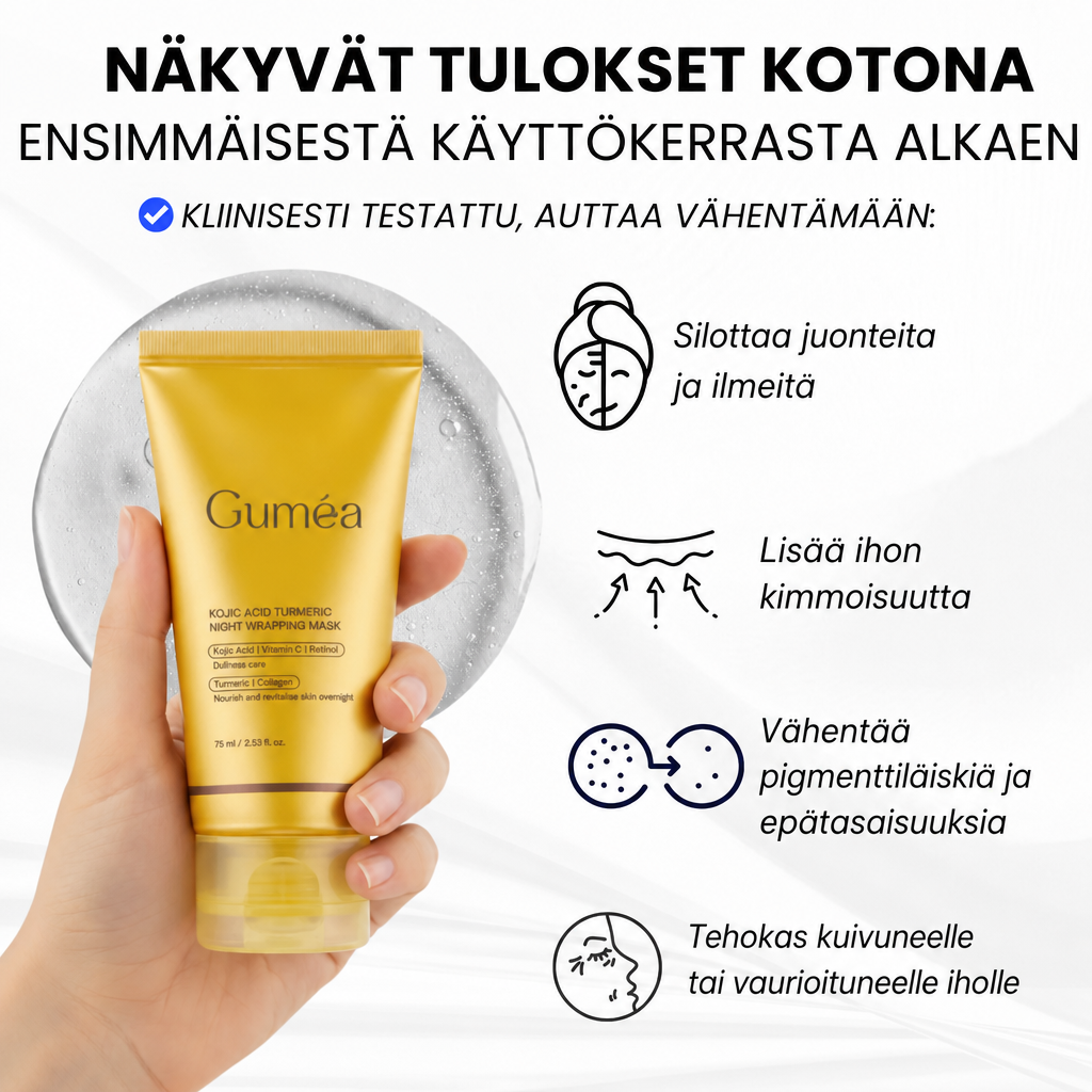 Guméa – Korealainen kasvonaamio kurkumalla ja kollageenilla