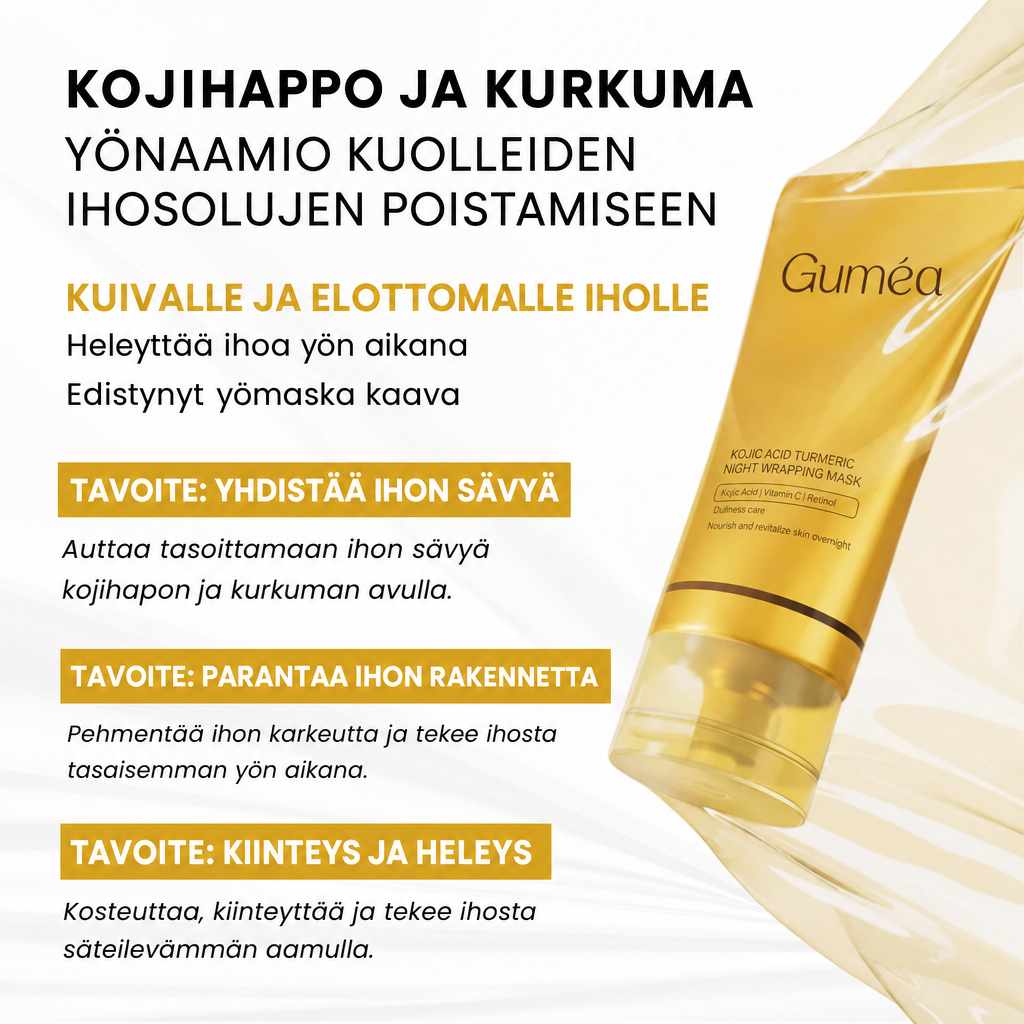 Guméa – Korealainen kasvonaamio kurkumalla ja kollageenilla