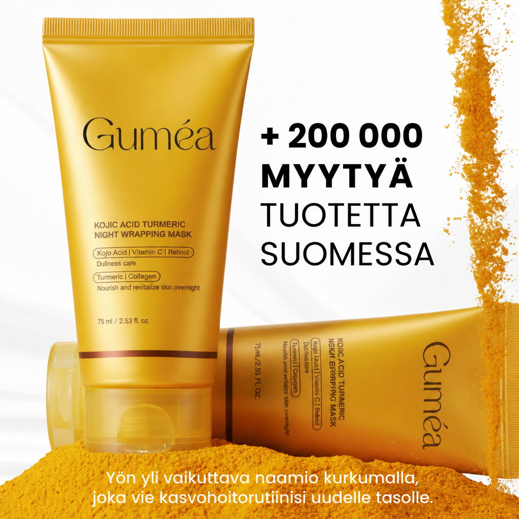 Guméa – Korealainen kasvonaamio kurkumalla ja kollageenilla