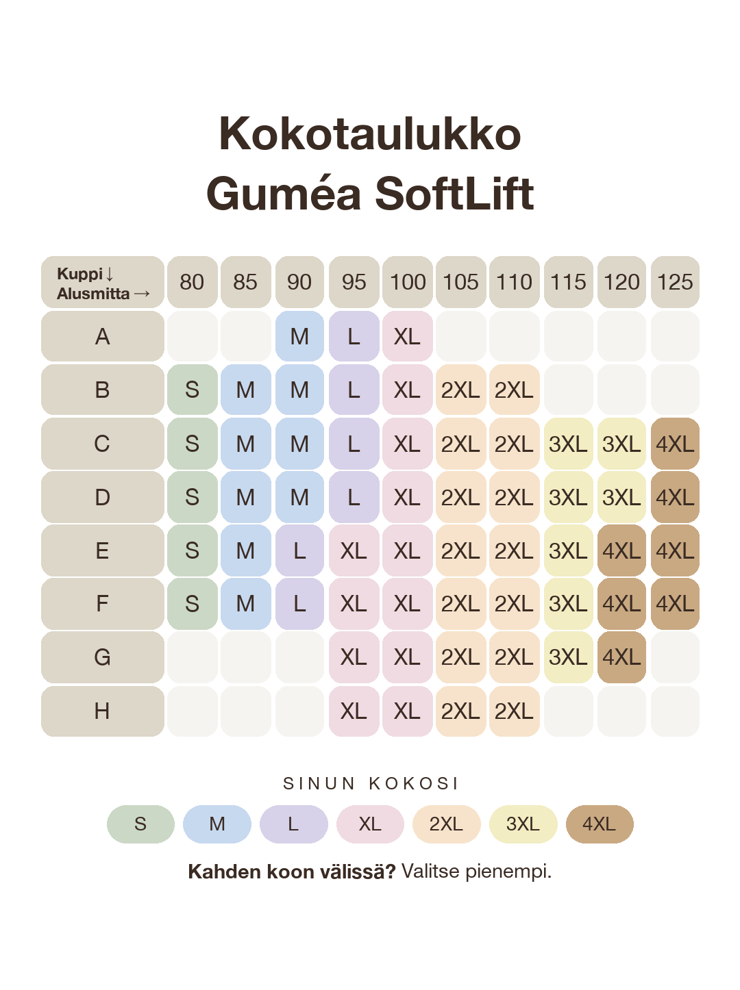 Guméa™-rintaliivit | Kohotettu povi, välitön mukavuus