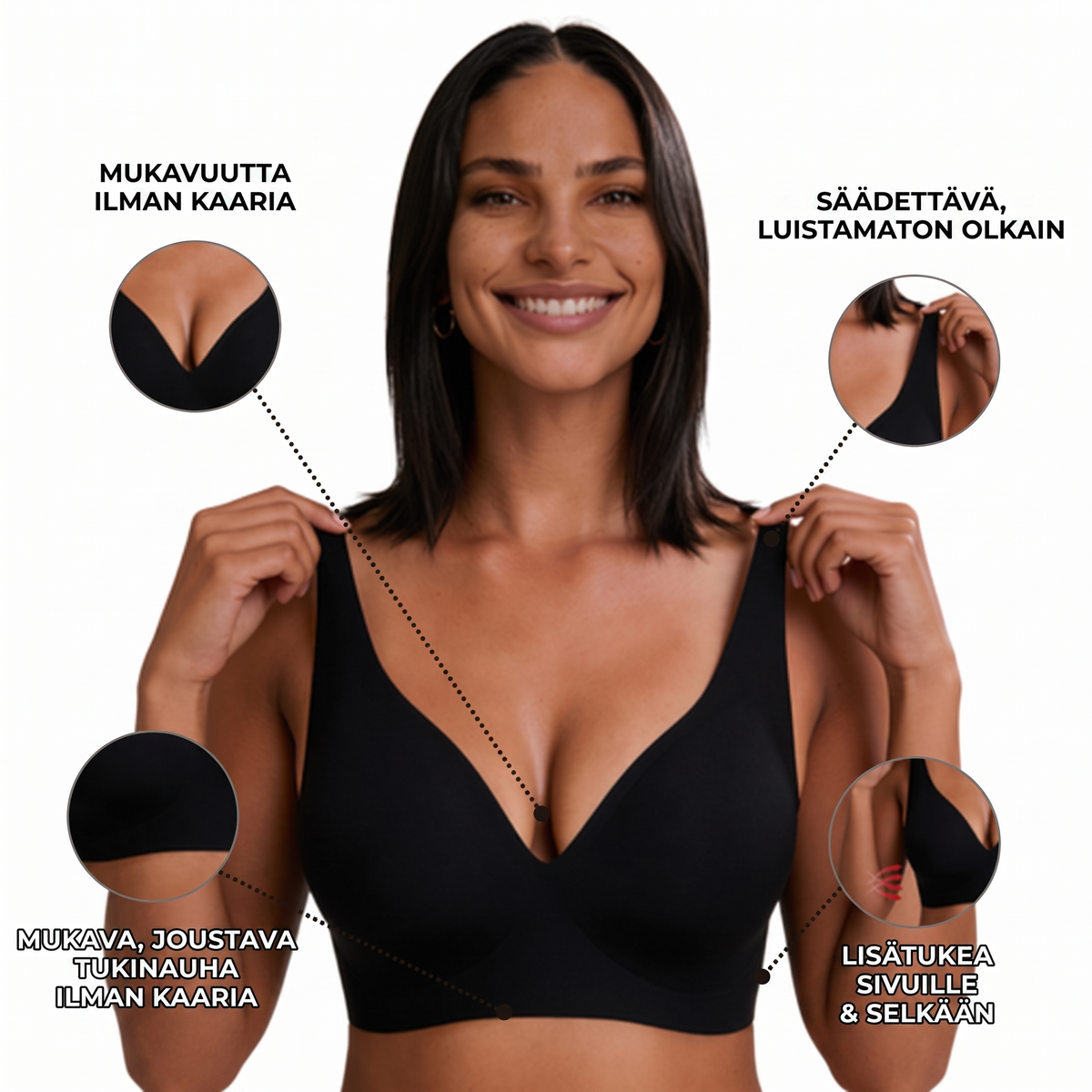 Guméa™ Toinen iho -rintaliivit