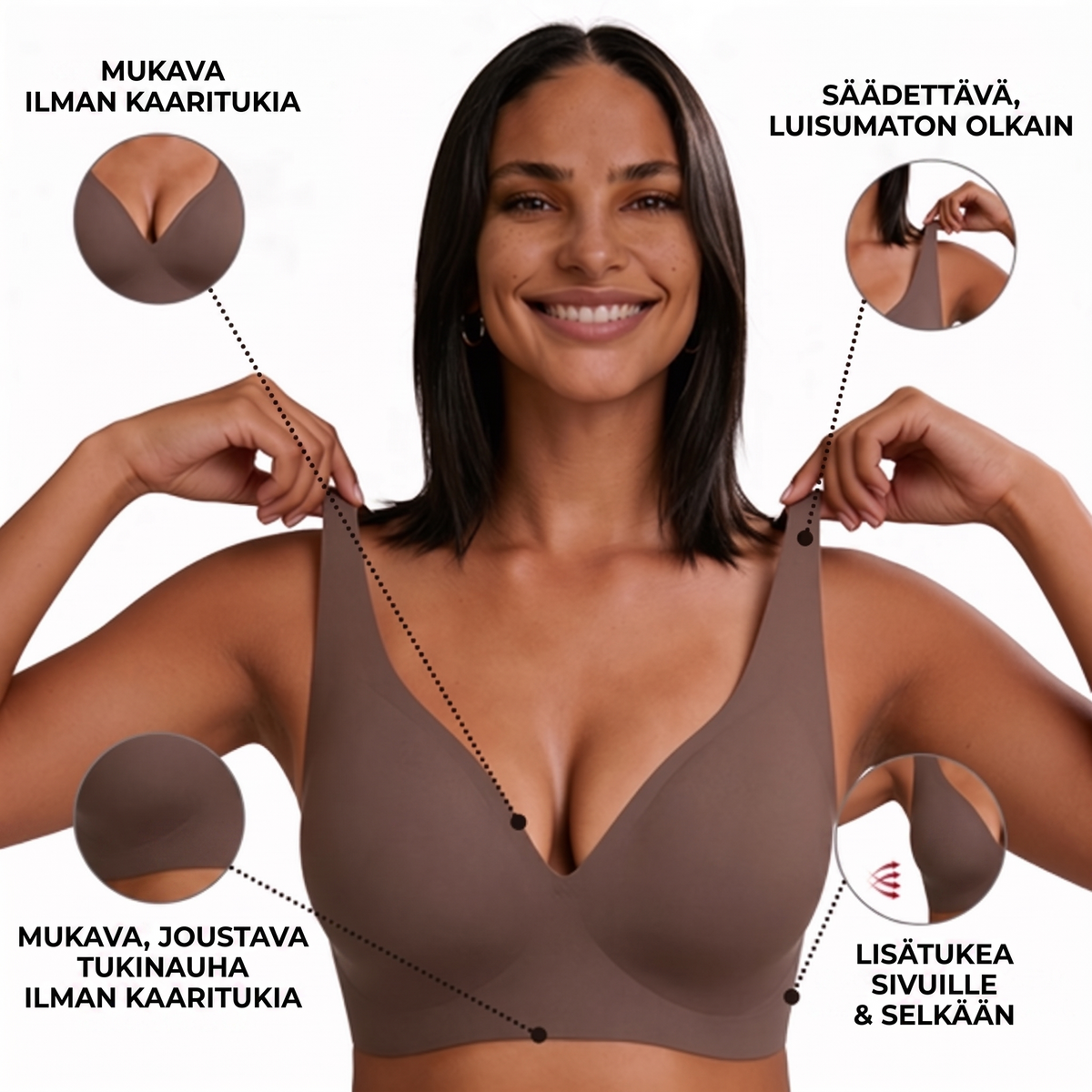 Guméa™ Toinen iho -rintaliivit